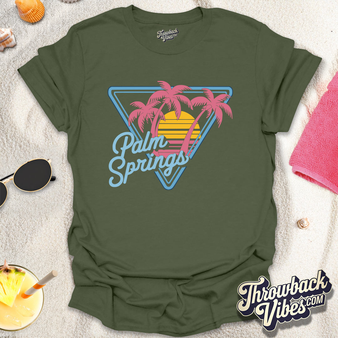 Palm Springs T-Shirt - Throwbackvibes