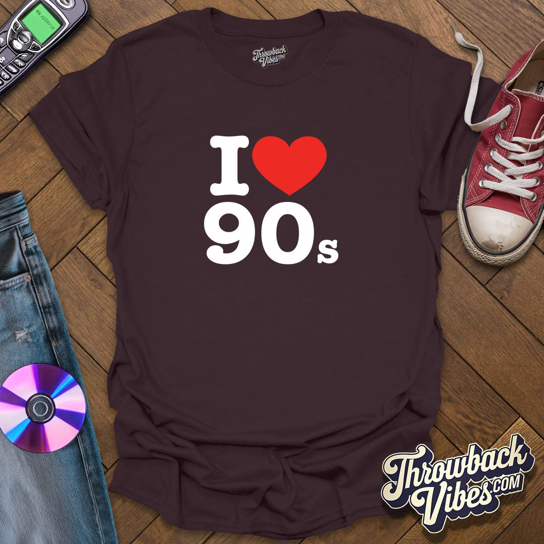 I Love 90s T-Shirt - Throwbackvibes