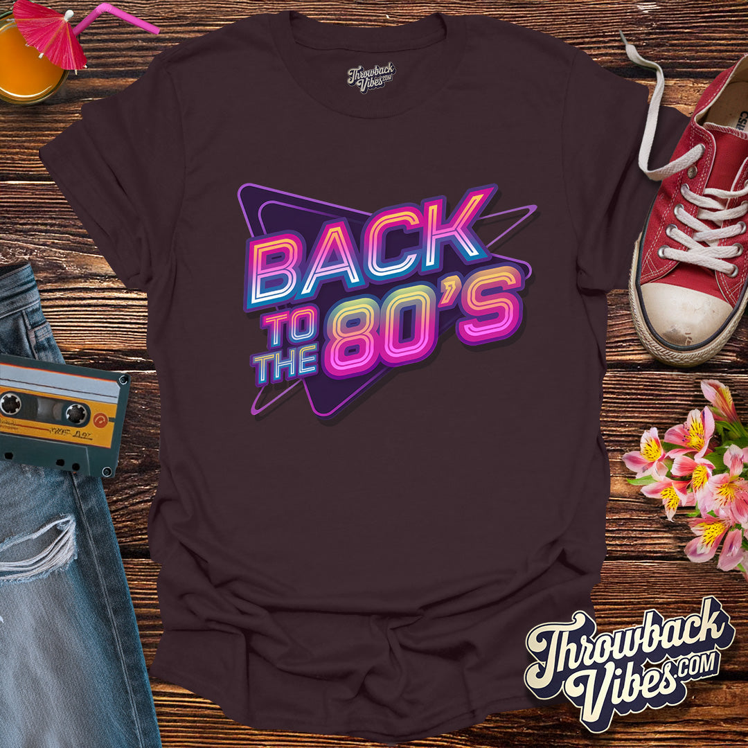 Back to the 80s T-Shirt - Throwbackvibes
