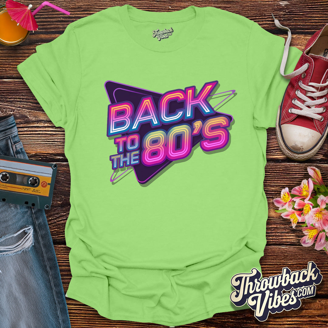 Back to the 80s T-Shirt - Throwbackvibes