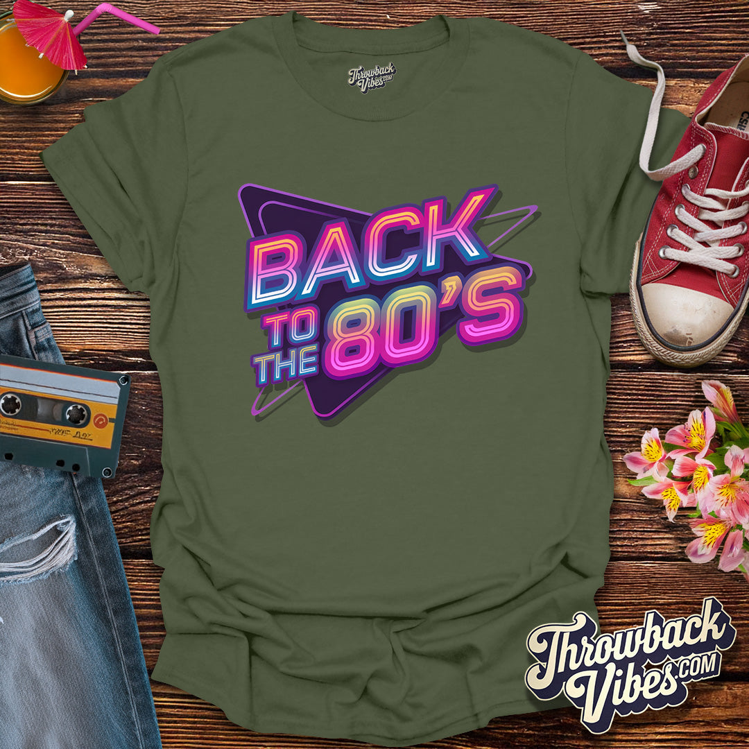 Back to the 80s T-Shirt - Throwbackvibes