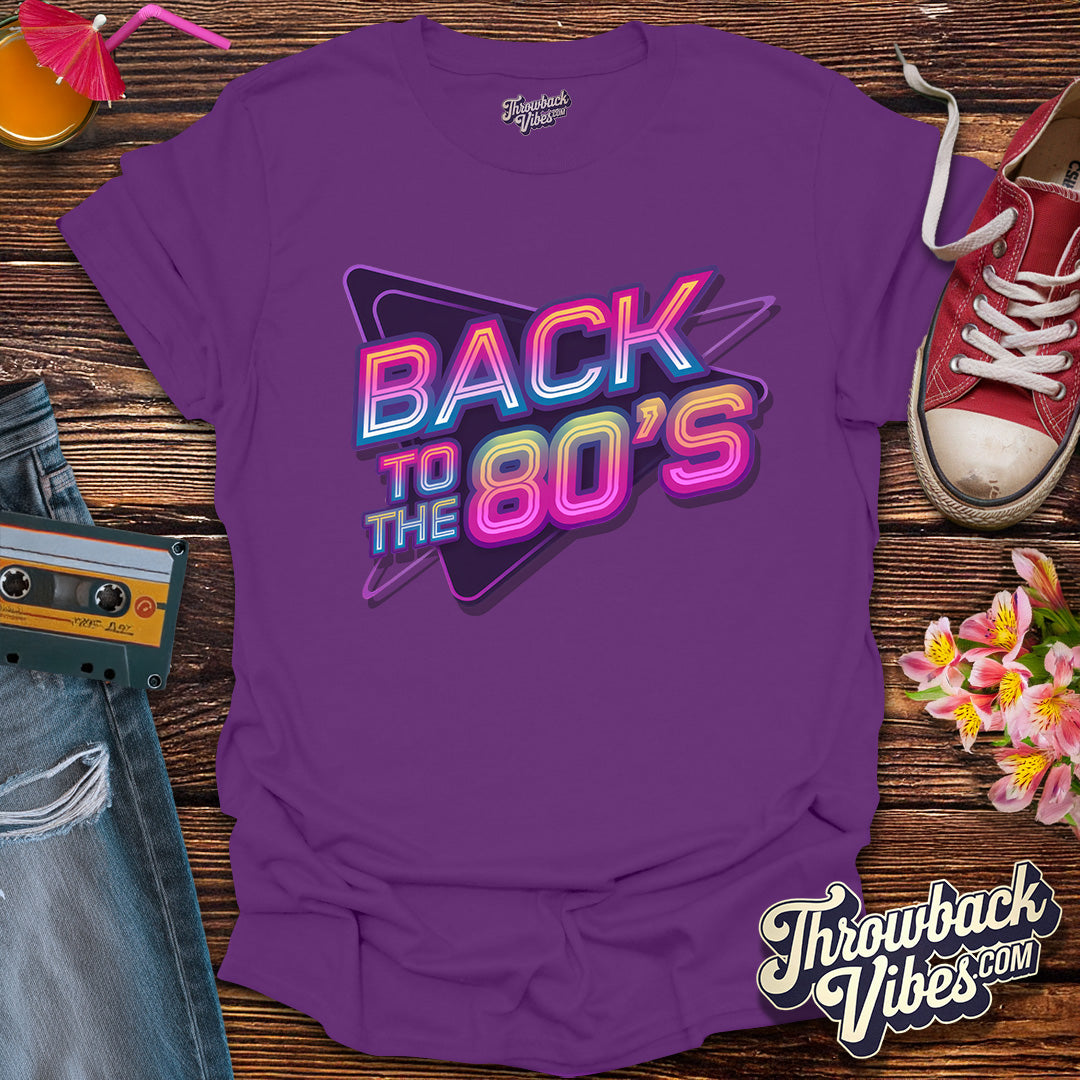 Back to the 80s T-Shirt - Throwbackvibes