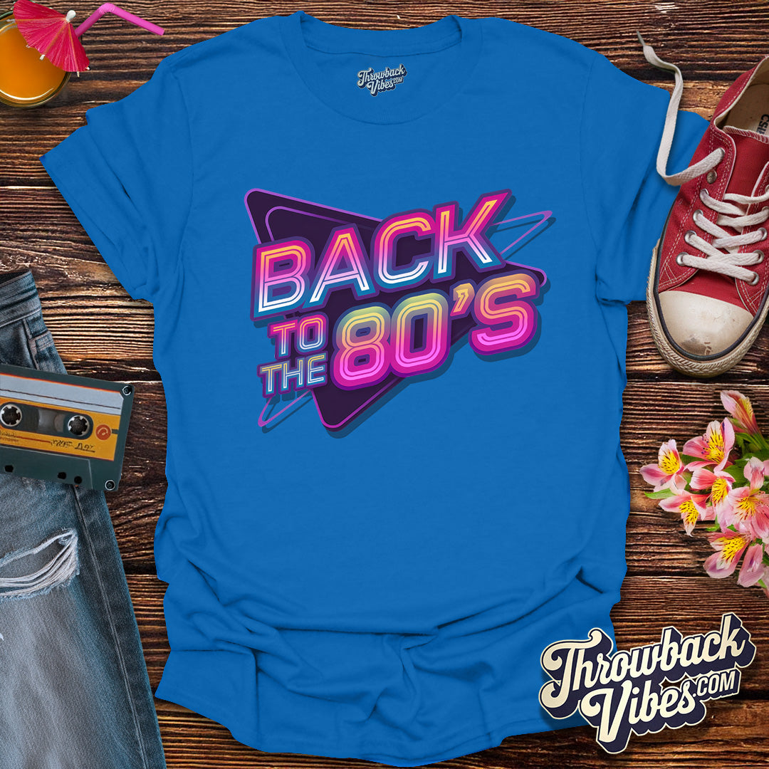 Back to the 80s T-Shirt - Throwbackvibes