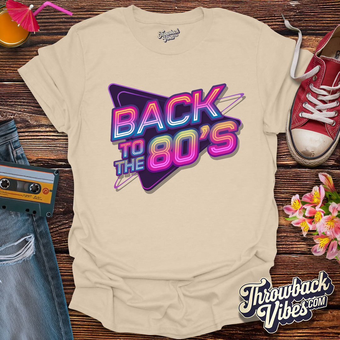 Back to the 80s T-Shirt - Throwbackvibes