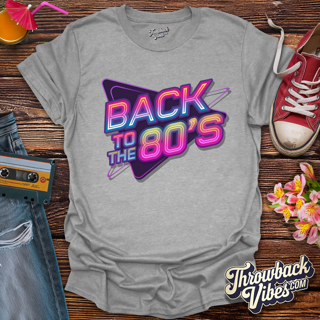 Back to the 80s T-Shirt - Throwbackvibes