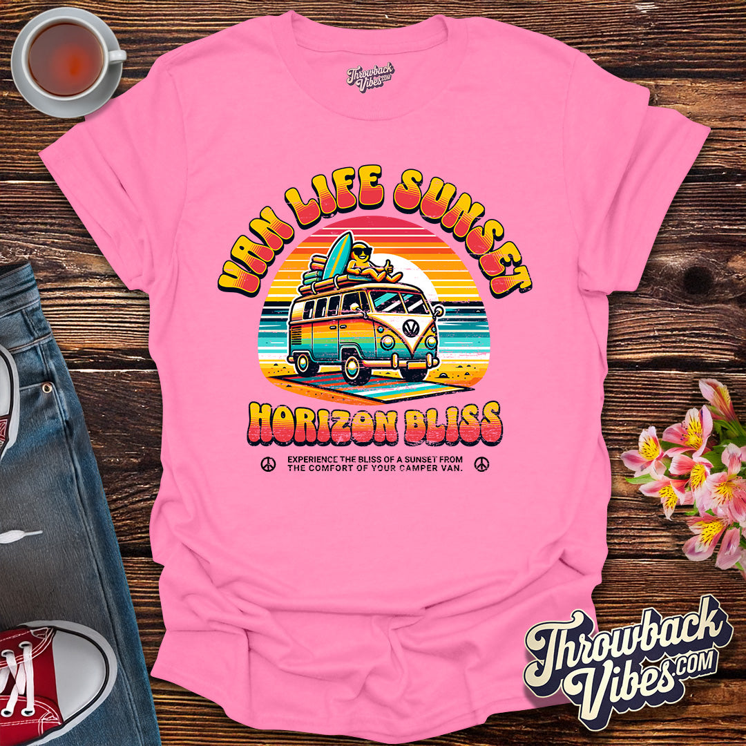 Van Life Sunset T-Shirt - Throwbackvibes
