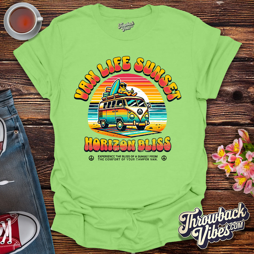 Van Life Sunset T-Shirt - Throwbackvibes