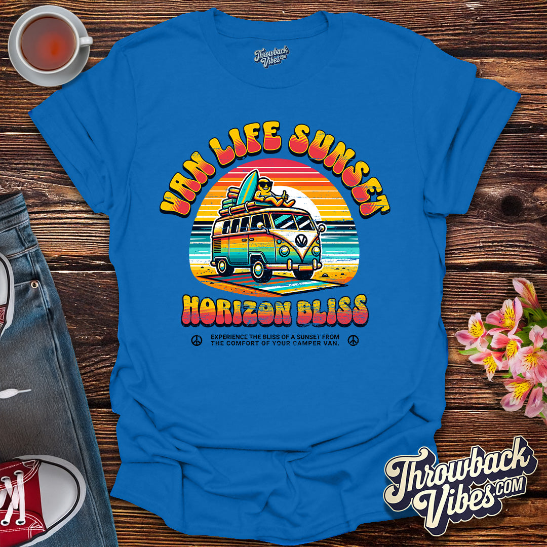 Van Life Sunset T-Shirt - Throwbackvibes