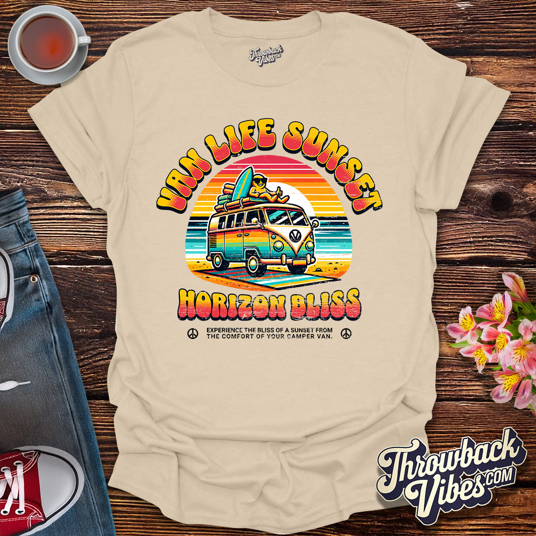 Van Life Sunset T-Shirt - Throwbackvibes