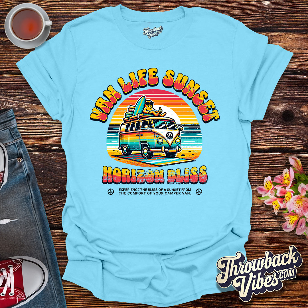 Van Life Sunset T-Shirt - Throwbackvibes