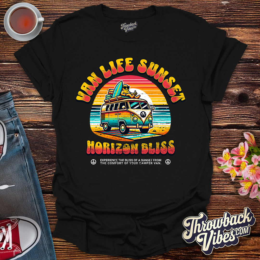 Van Life Sunset T-Shirt - Throwbackvibes