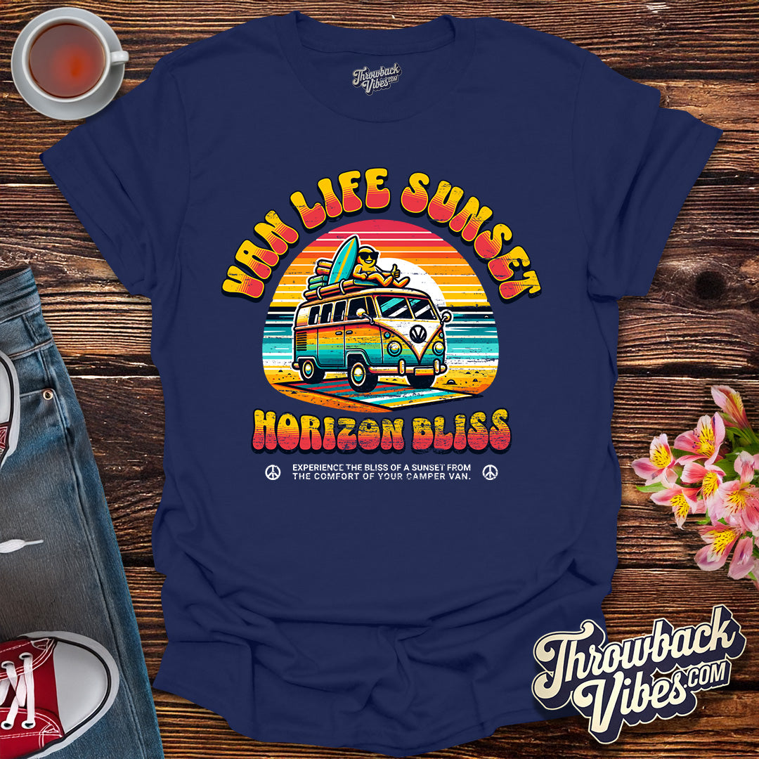 Van Life Sunset T-Shirt - Throwbackvibes