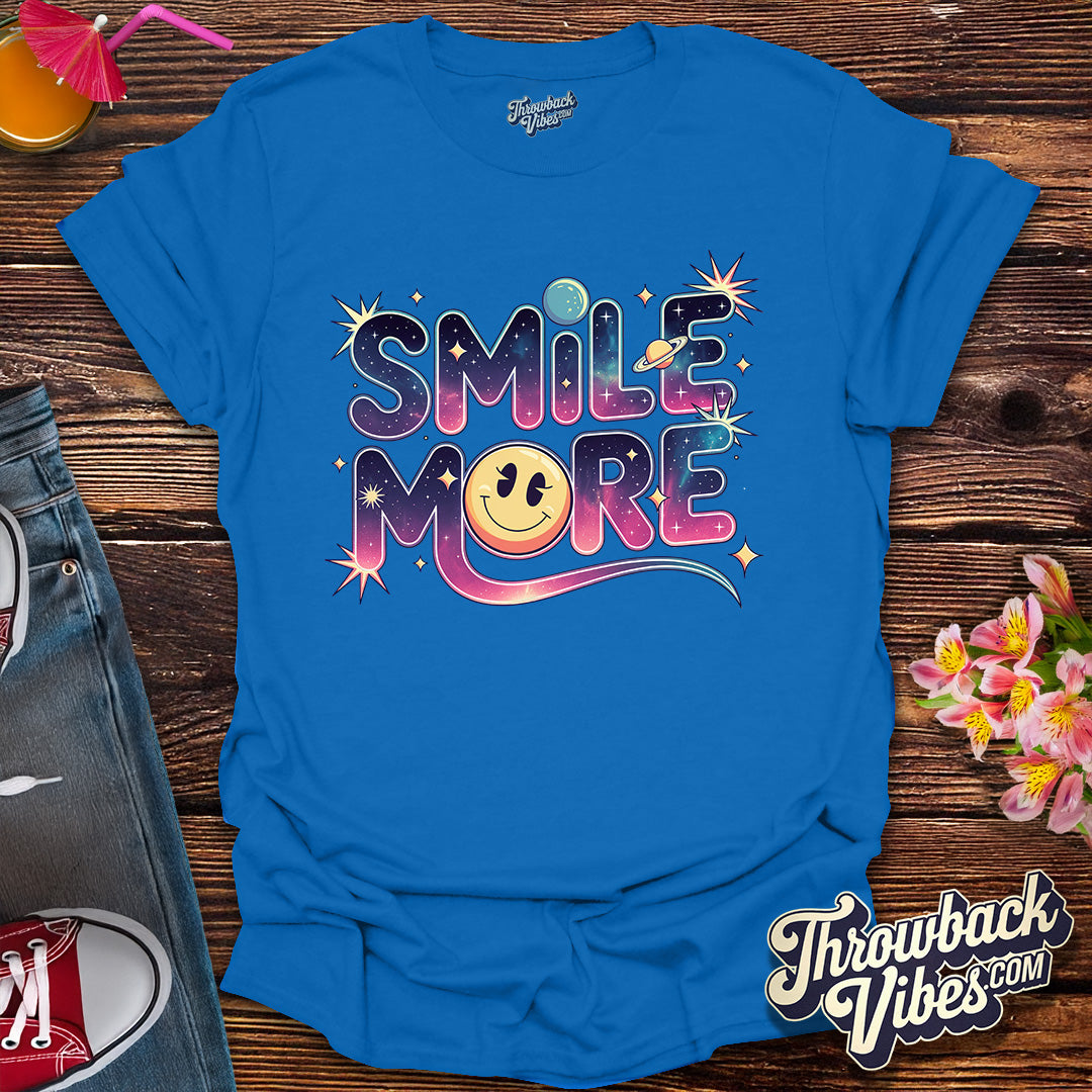 Smile More - Cosmic Retro Edition T-Shirt