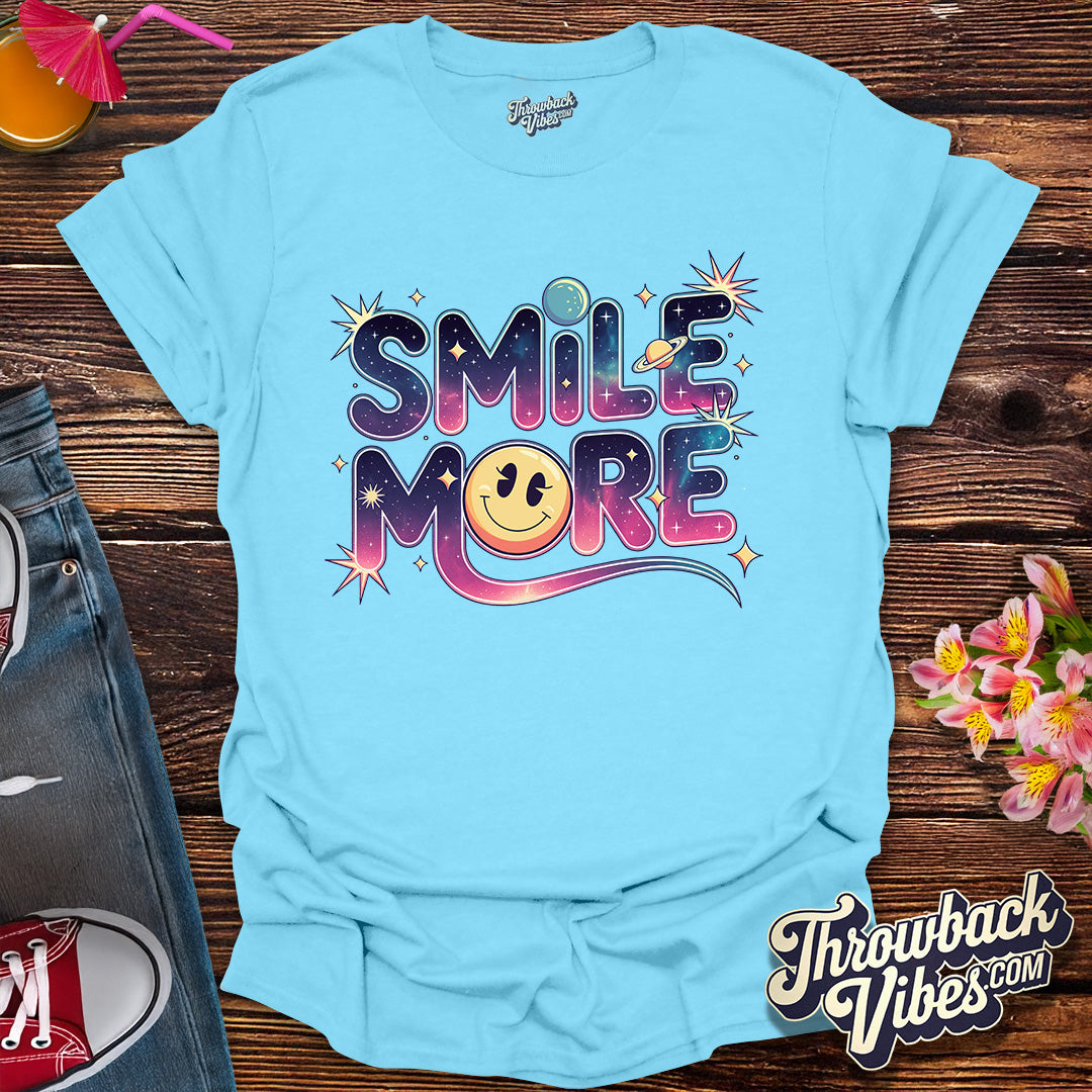 Smile More - Cosmic Retro Edition T-Shirt
