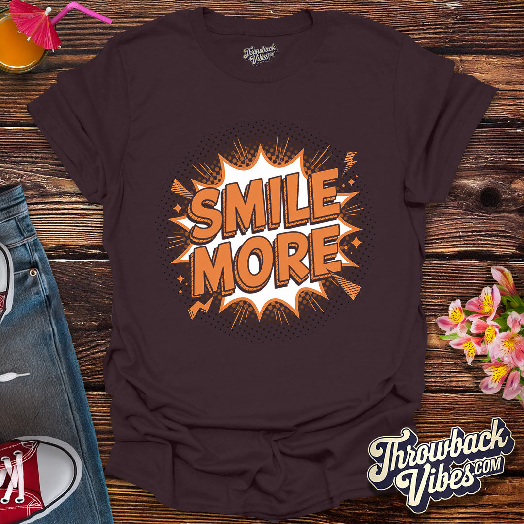 Smile More – Comic Pop Art Edition T-Shirt