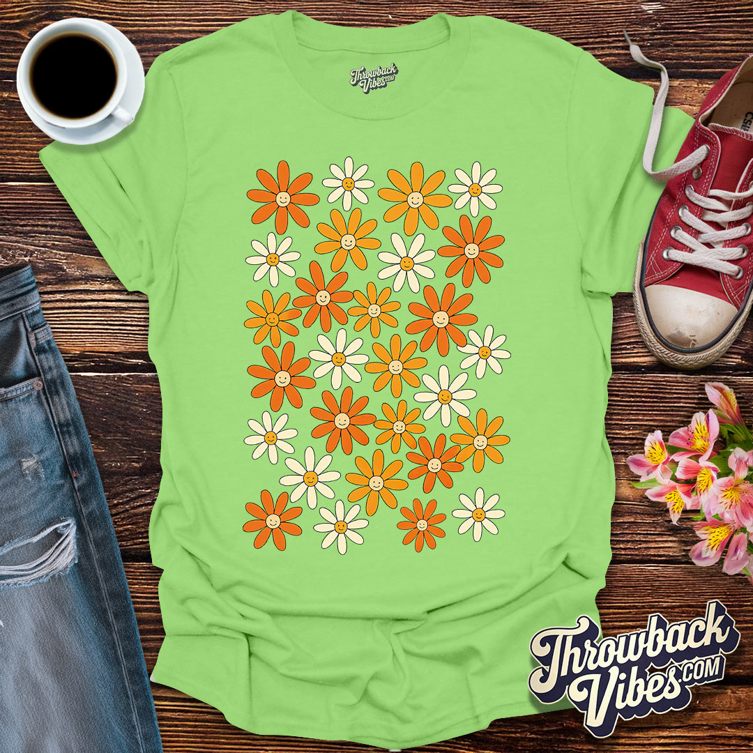 Smiley Daisies T-Shirt