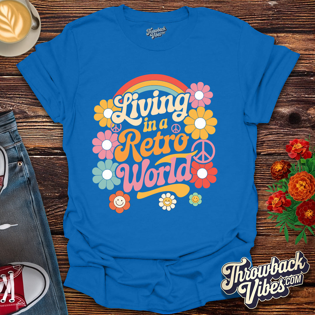 Living in a Retro World T-Shirt