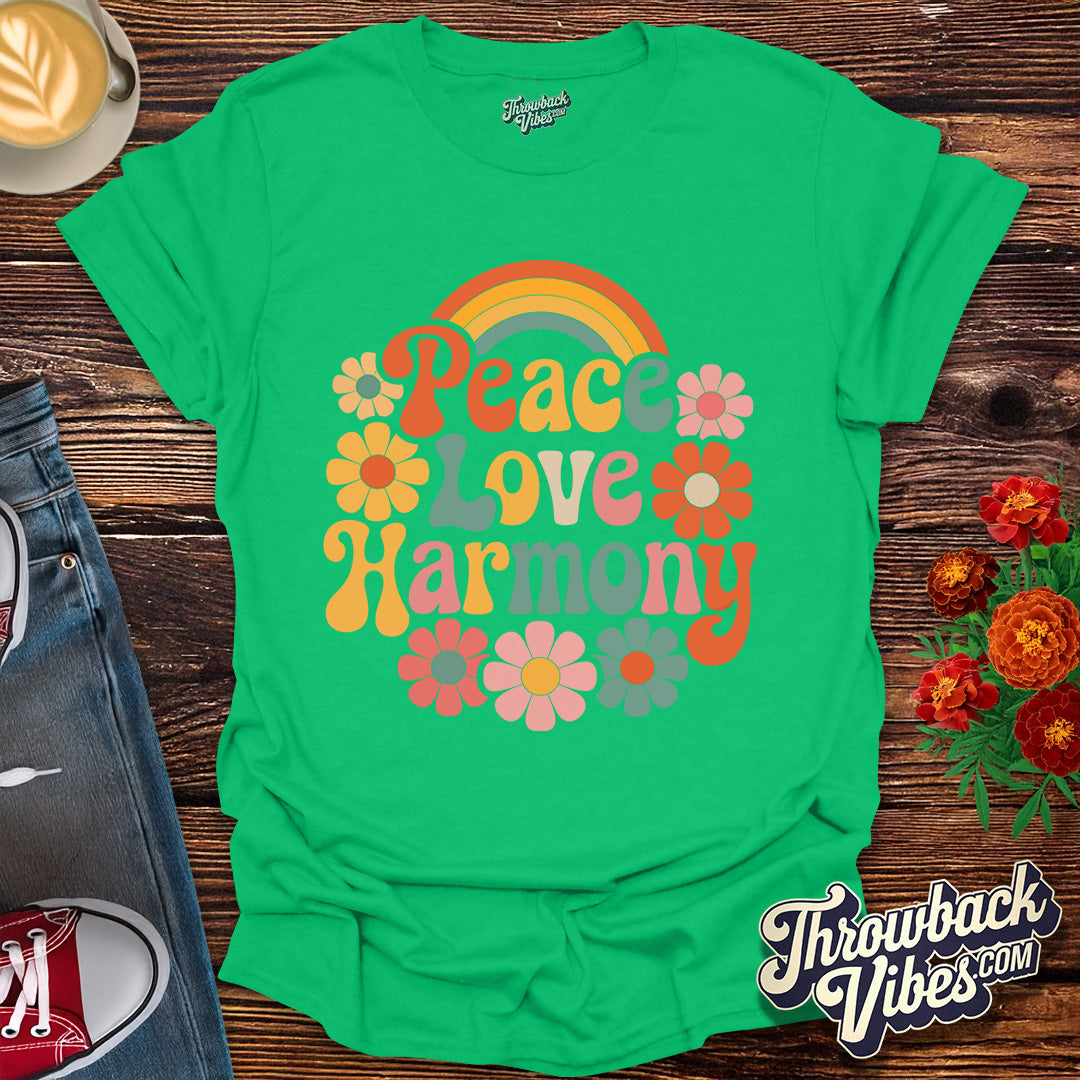 Peace, Love, Harmony T-Shirt