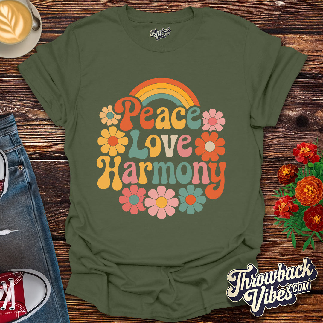 Peace, Love, Harmony T-Shirt
