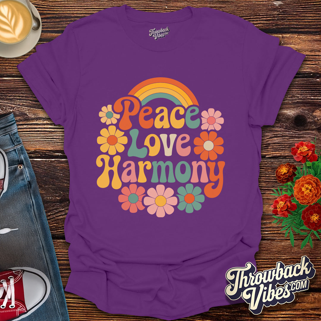 Peace, Love, Harmony T-Shirt