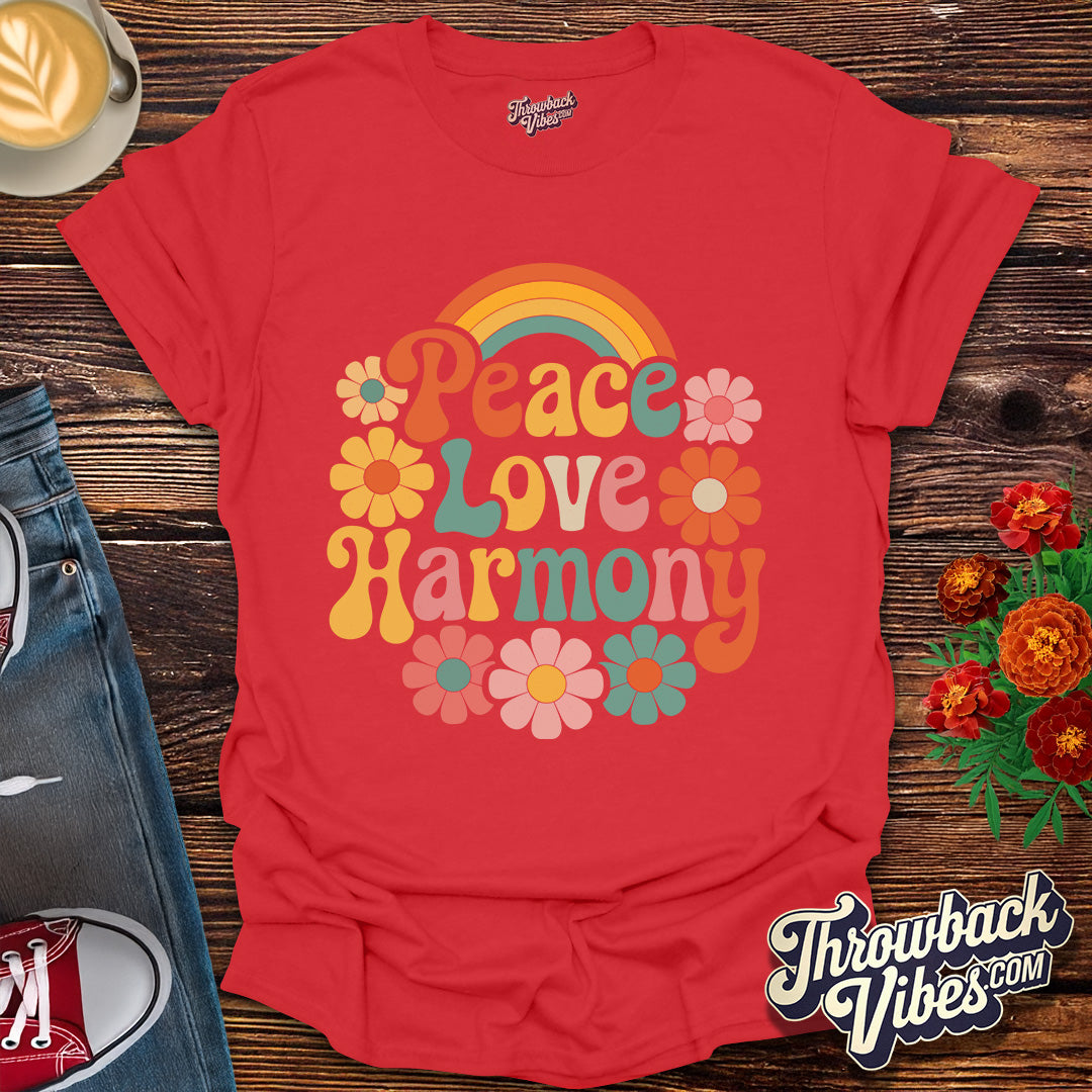 Peace, Love, Harmony T-Shirt