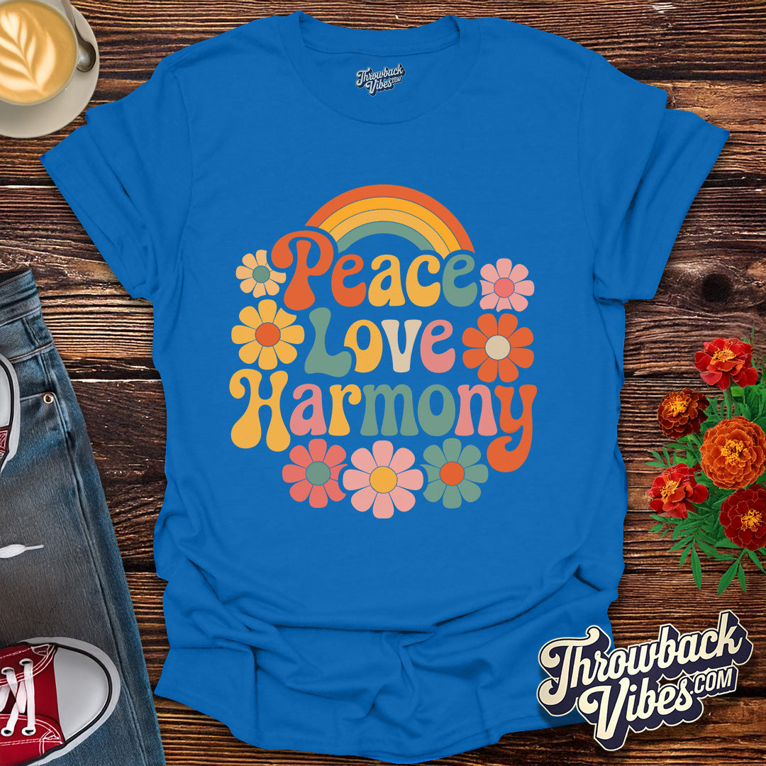 Peace, Love, Harmony T-Shirt