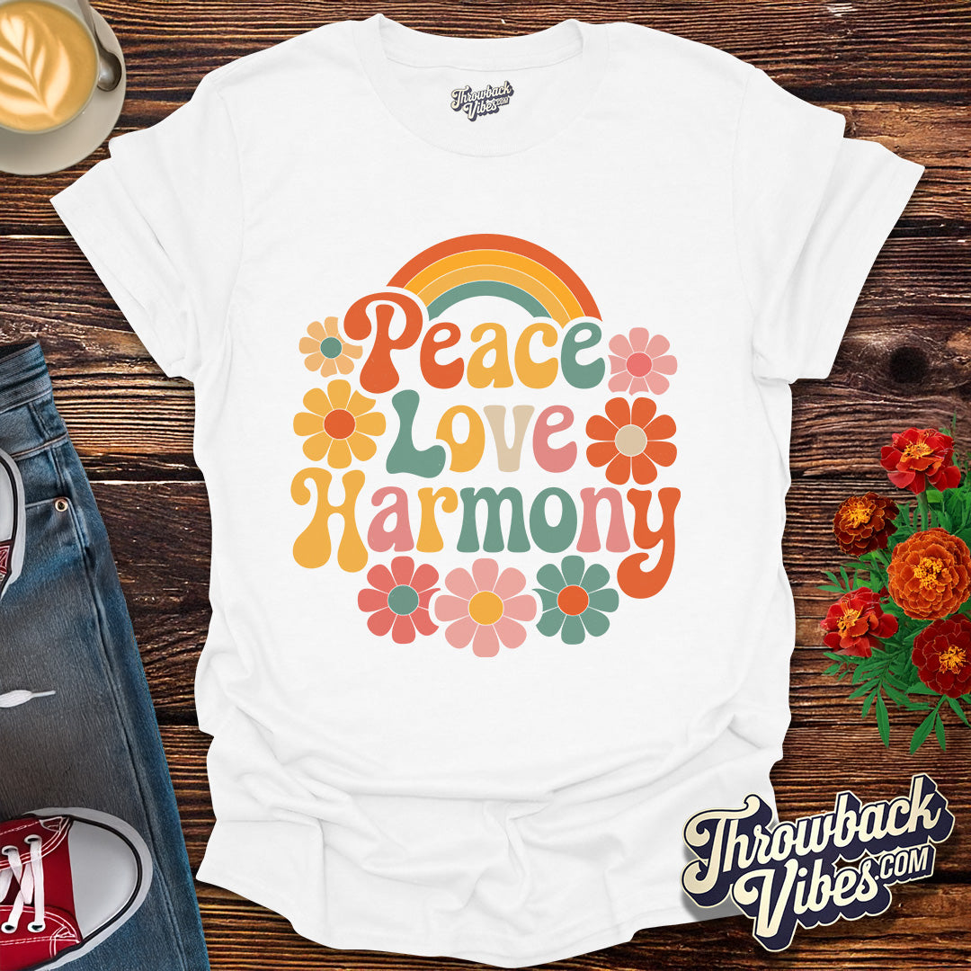 Peace, Love, Harmony T-Shirt