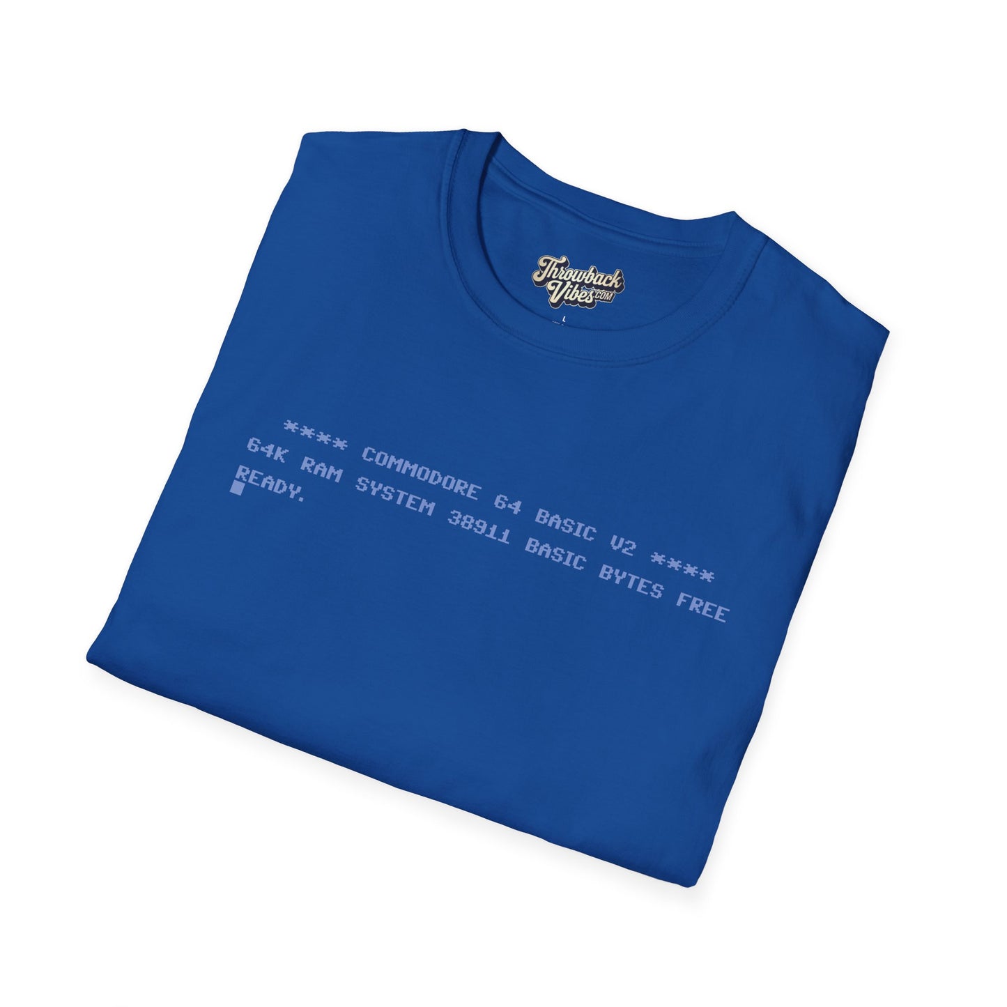 C64 Basic Start Screen T-Shirt - Throwbackvibes