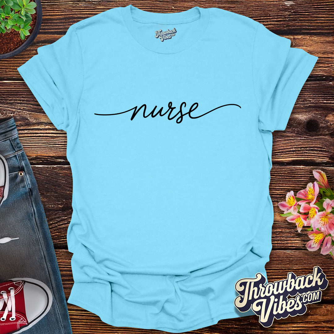 Classic Script Nurse T-Shirt