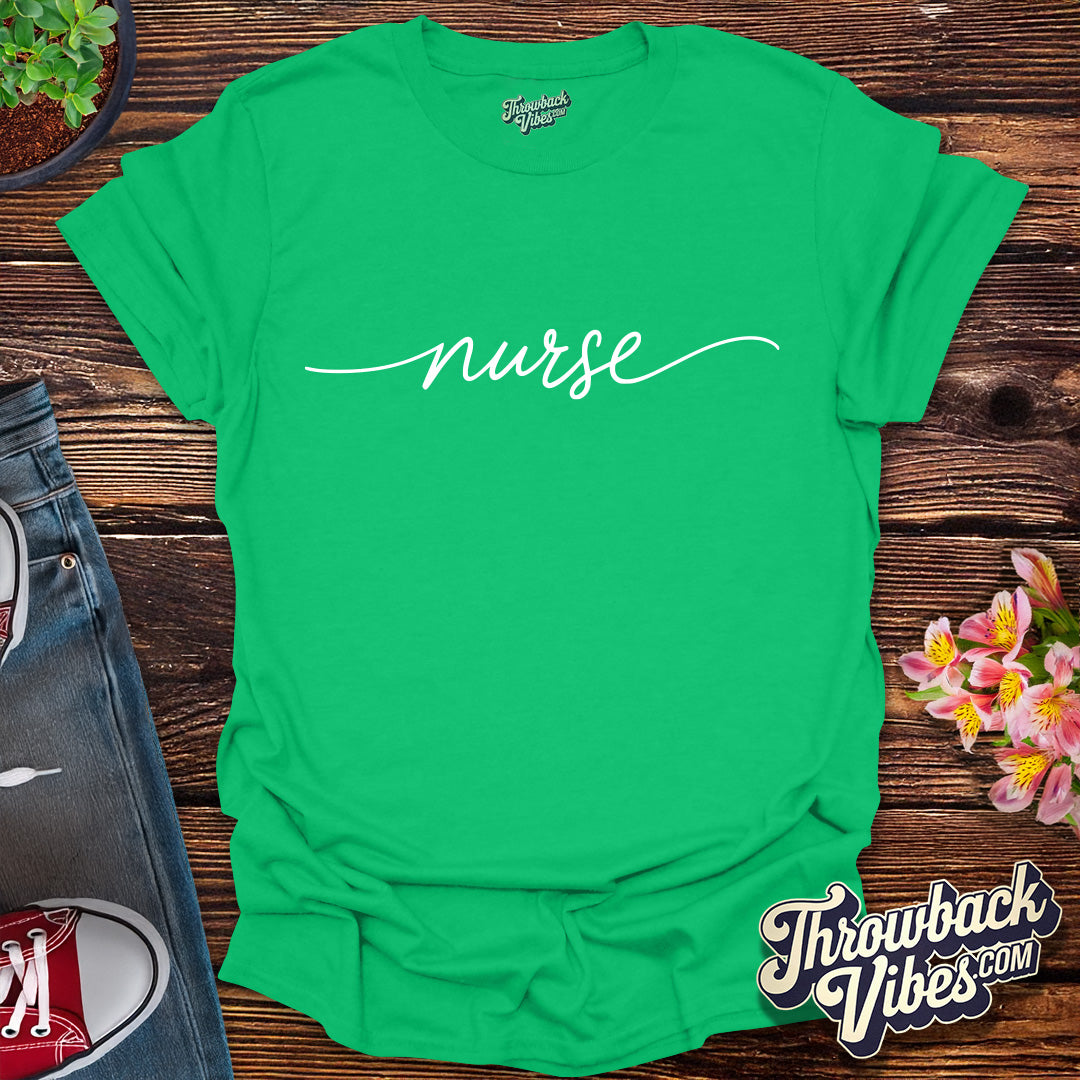 Classic Script Nurse T-Shirt