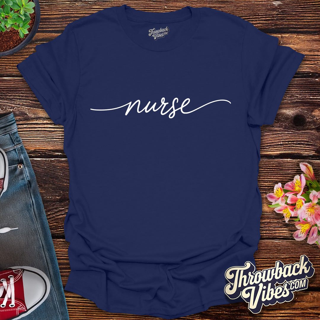 Classic Script Nurse T-Shirt