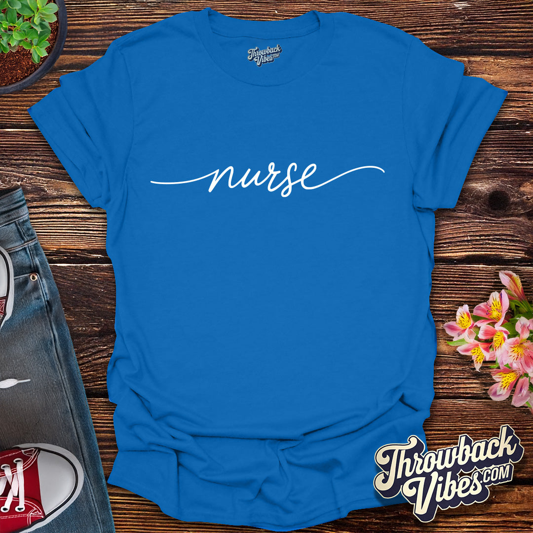 Classic Script Nurse T-Shirt