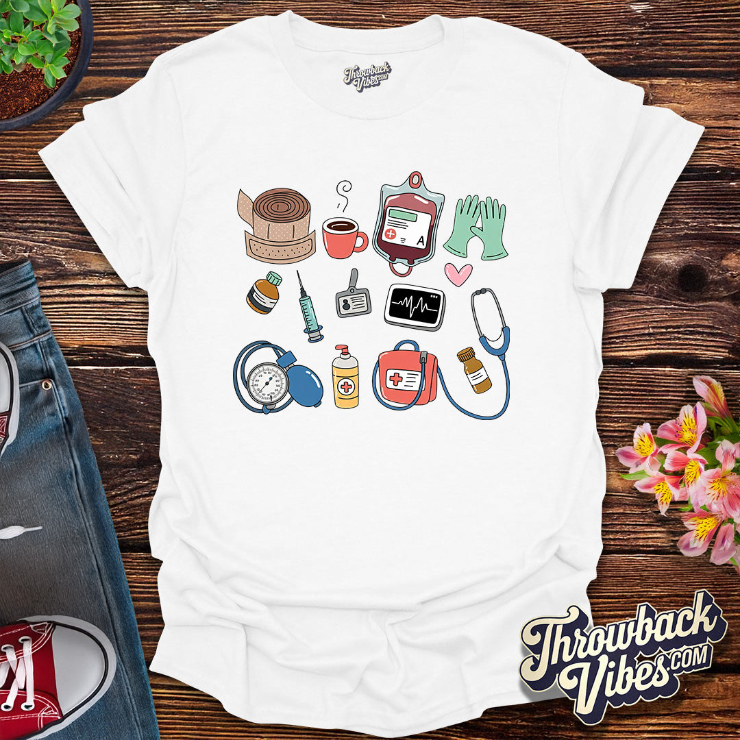 Nurse Life Essentials T-Shirt