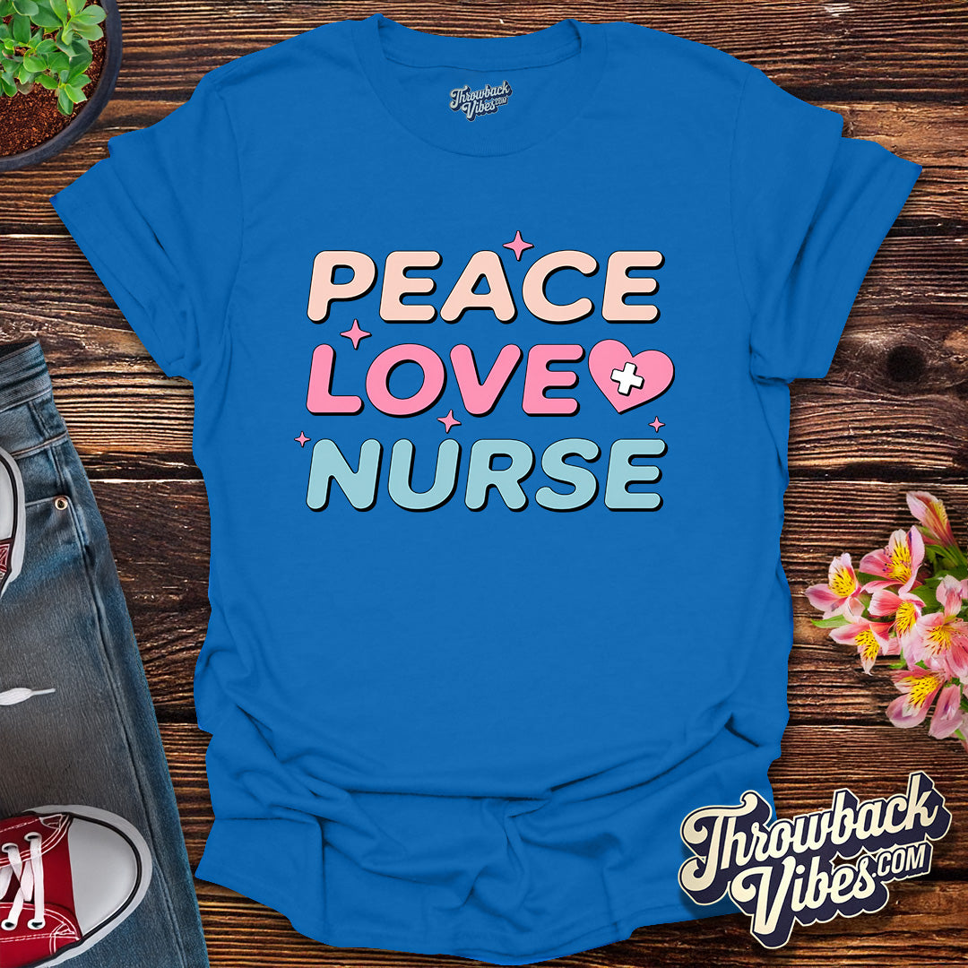 Peace Love Nurse T-Shirt