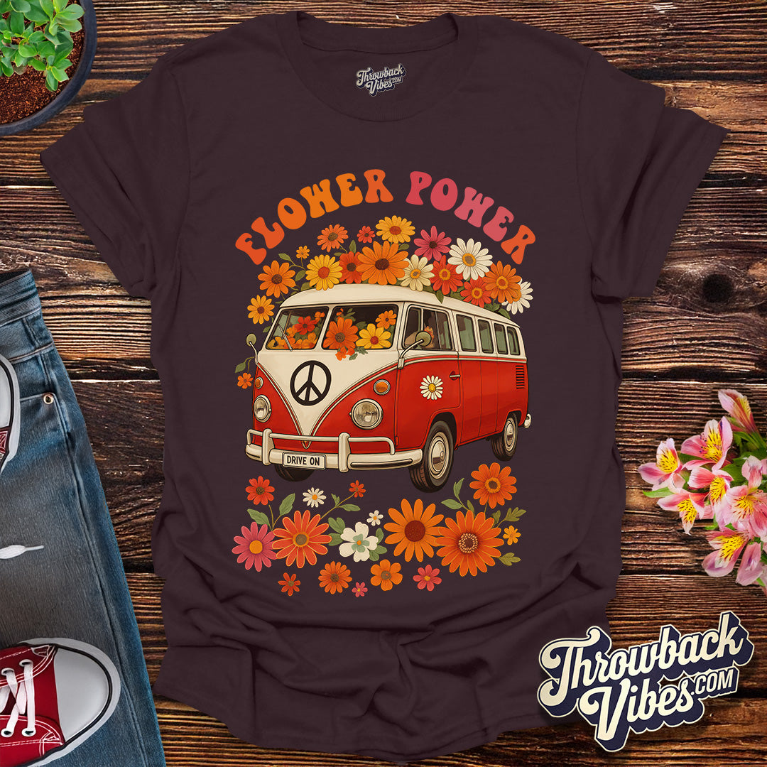 Flower Power Van β Red Edition T-Shirt