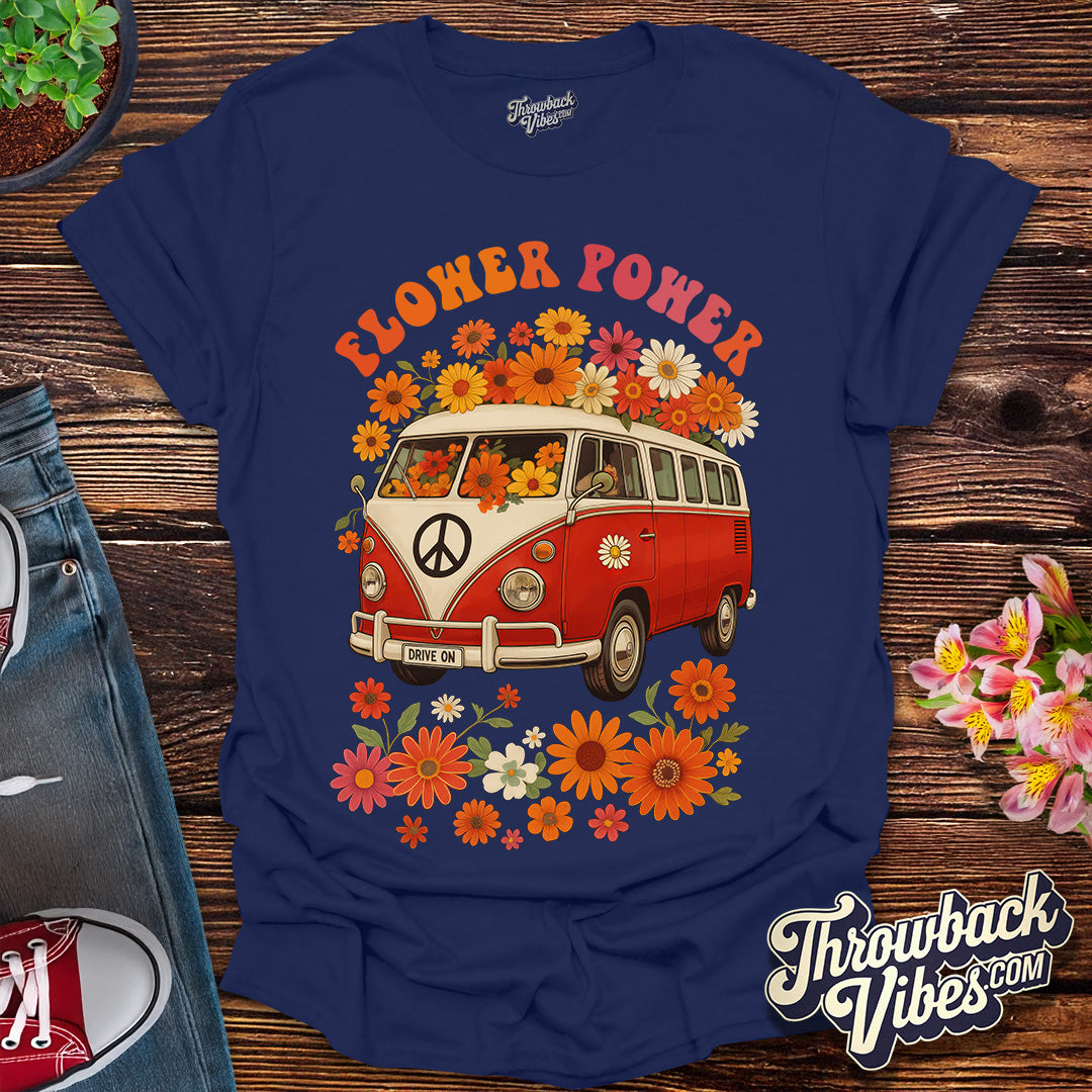 Flower Power Van β Red Edition T-Shirt