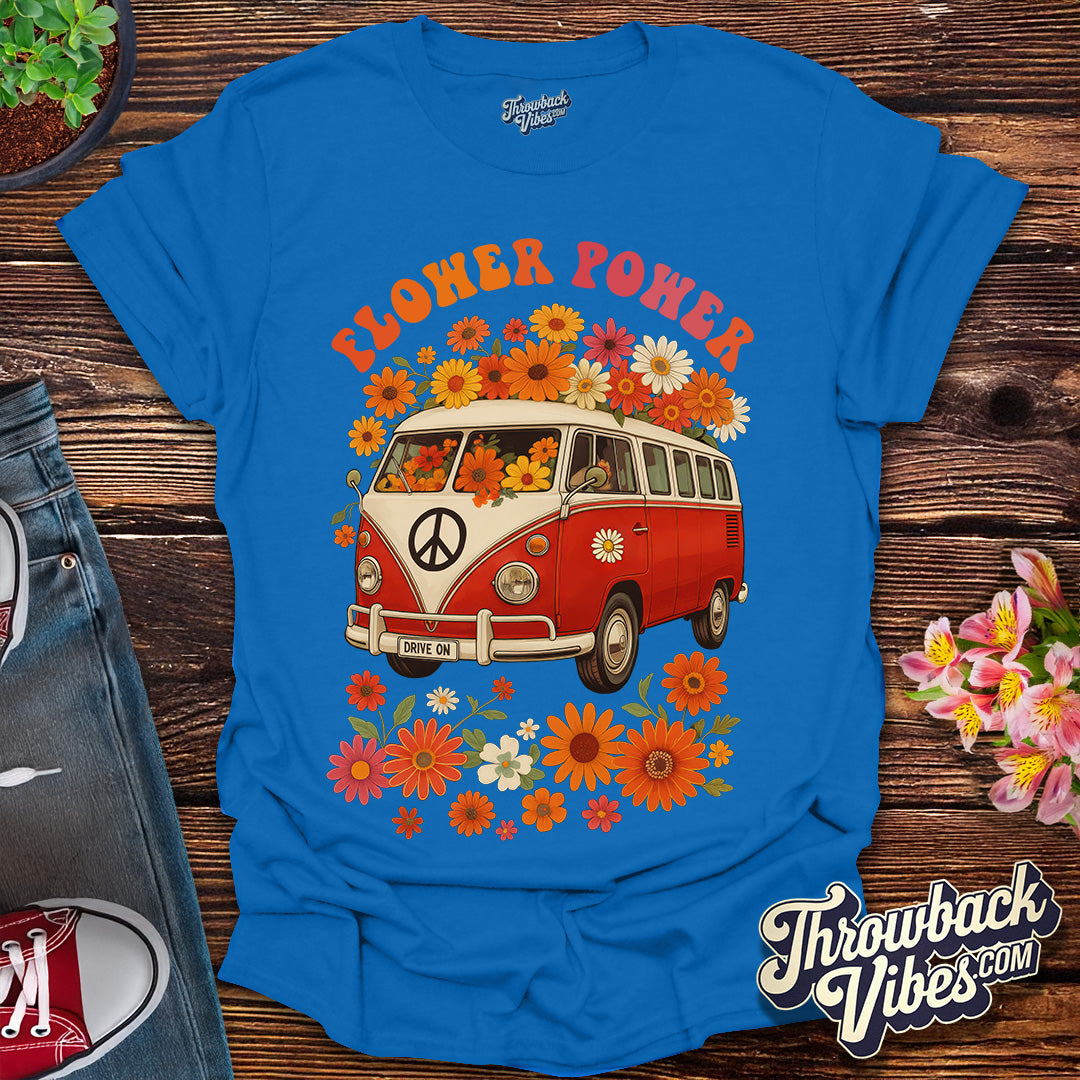 Flower Power Van β Red Edition T-Shirt