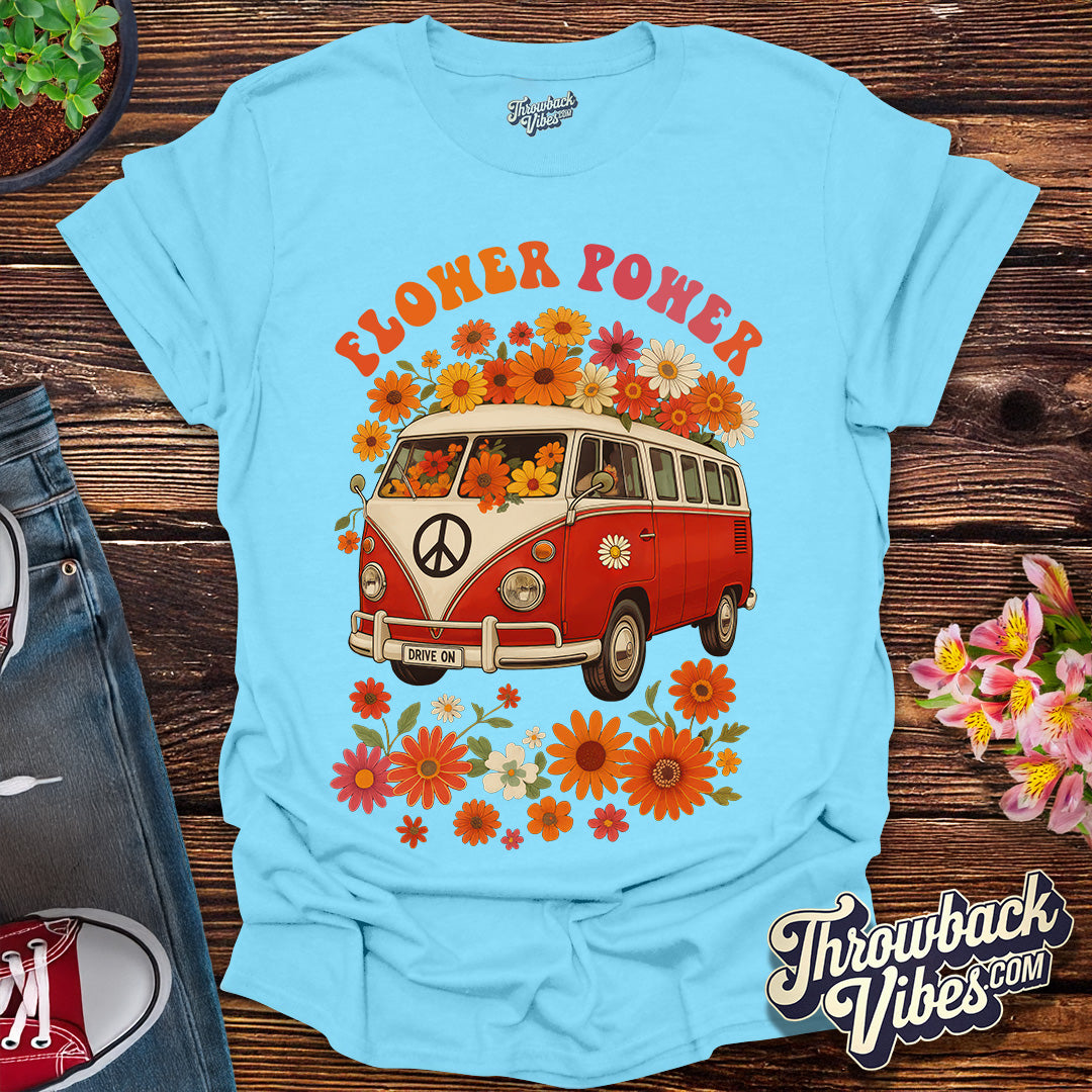 Flower Power Van β Red Edition T-Shirt