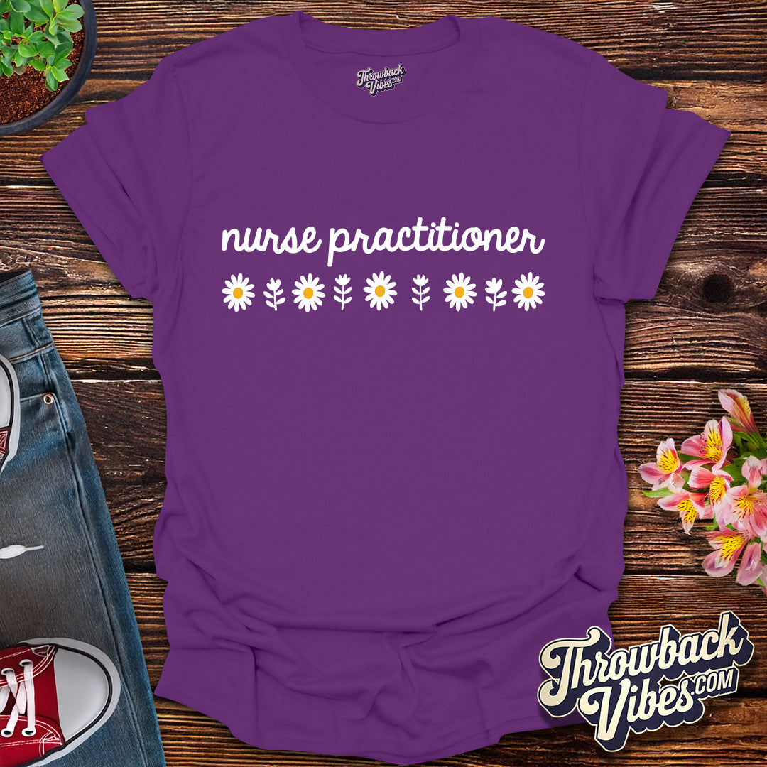 Nurse Practitioner – Vintage Script T-Shirt