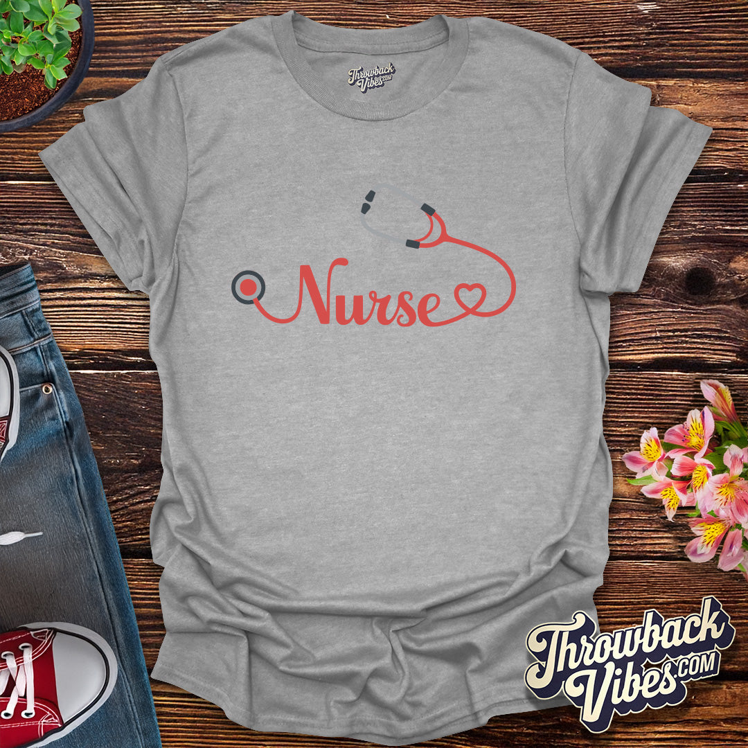 Stethoscope Nurse T-Shirt