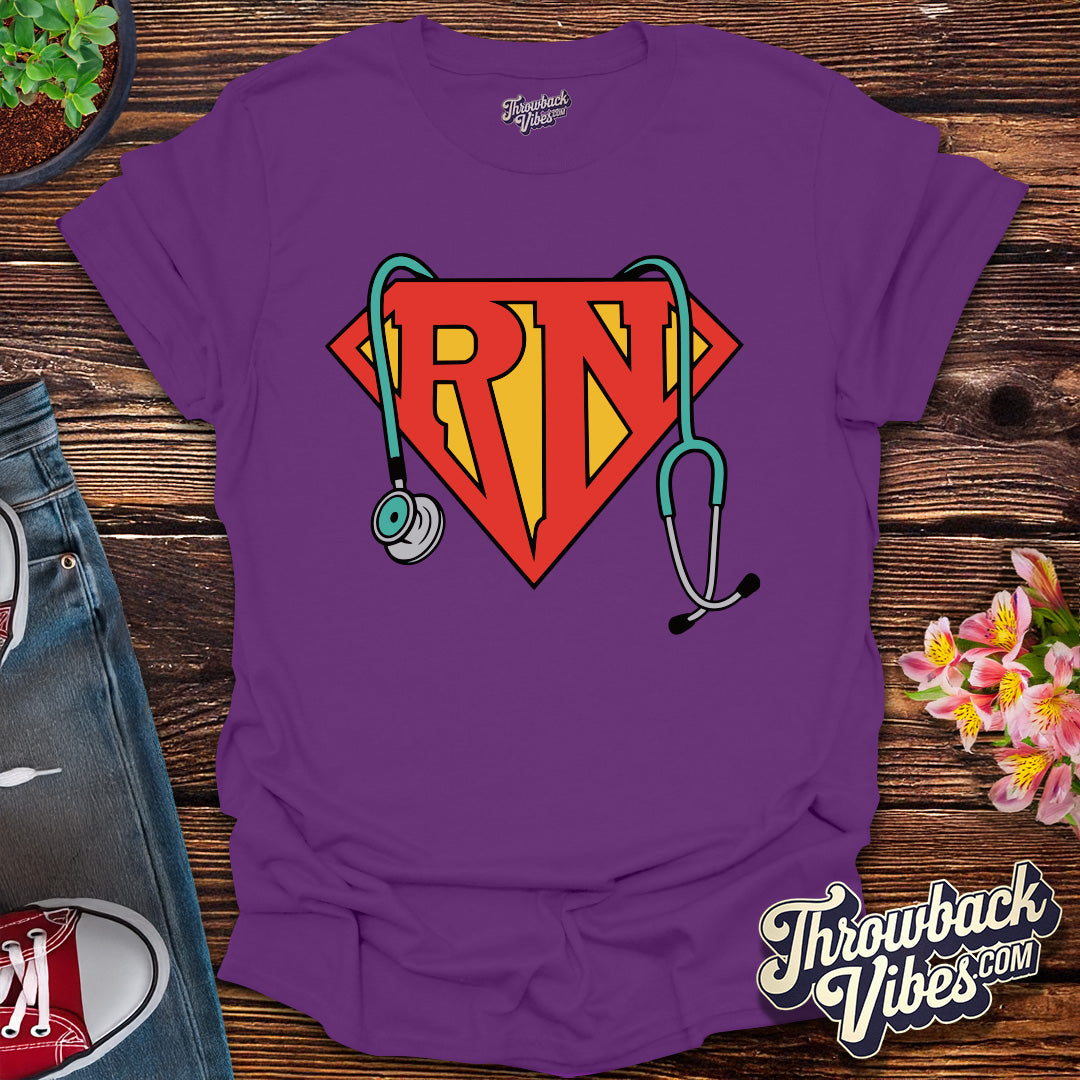 Super Nurse RN T-Shirt
