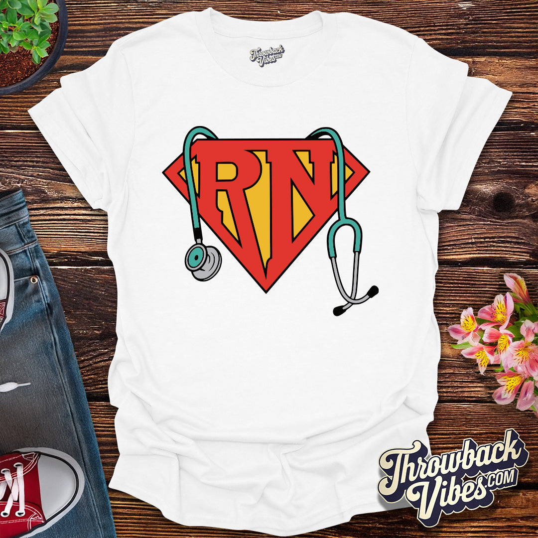 Super Nurse RN T-Shirt