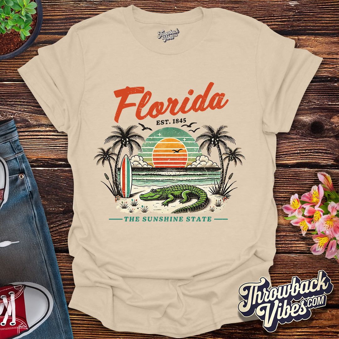 Florida Alligator Coast T-Shirt