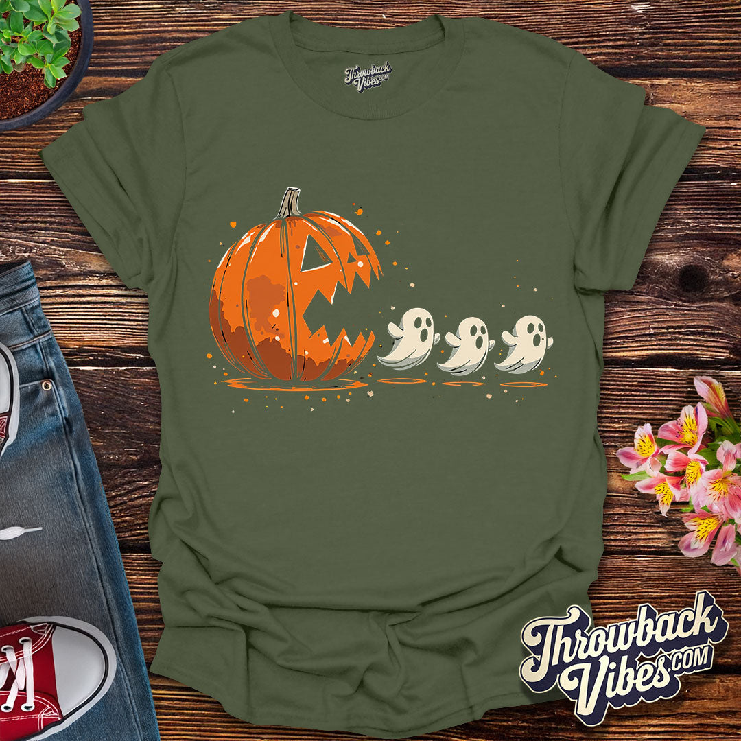 Pumpkin vs. Ghosts T-Shirt