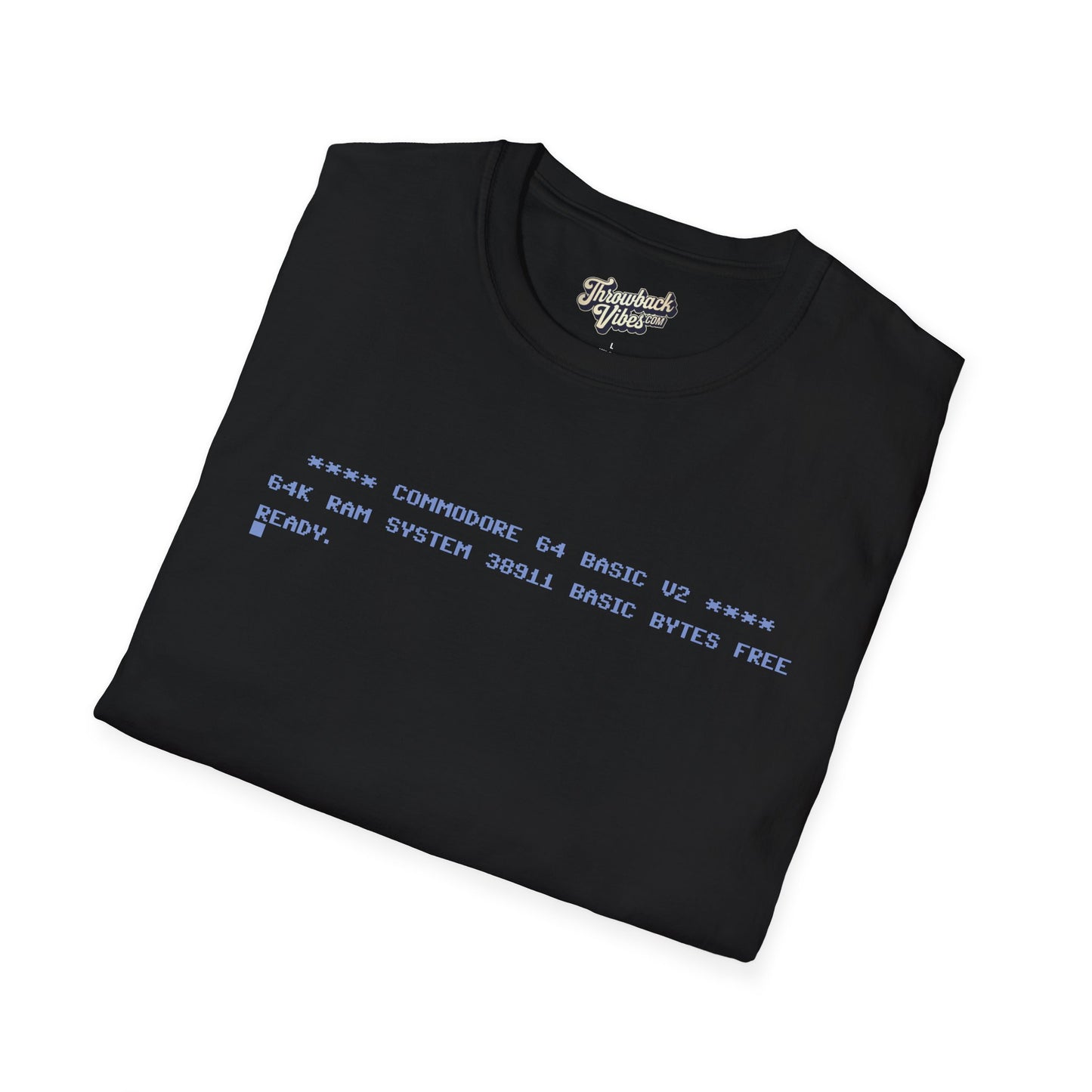 C64 Basic Start Screen T-Shirt - Throwbackvibes