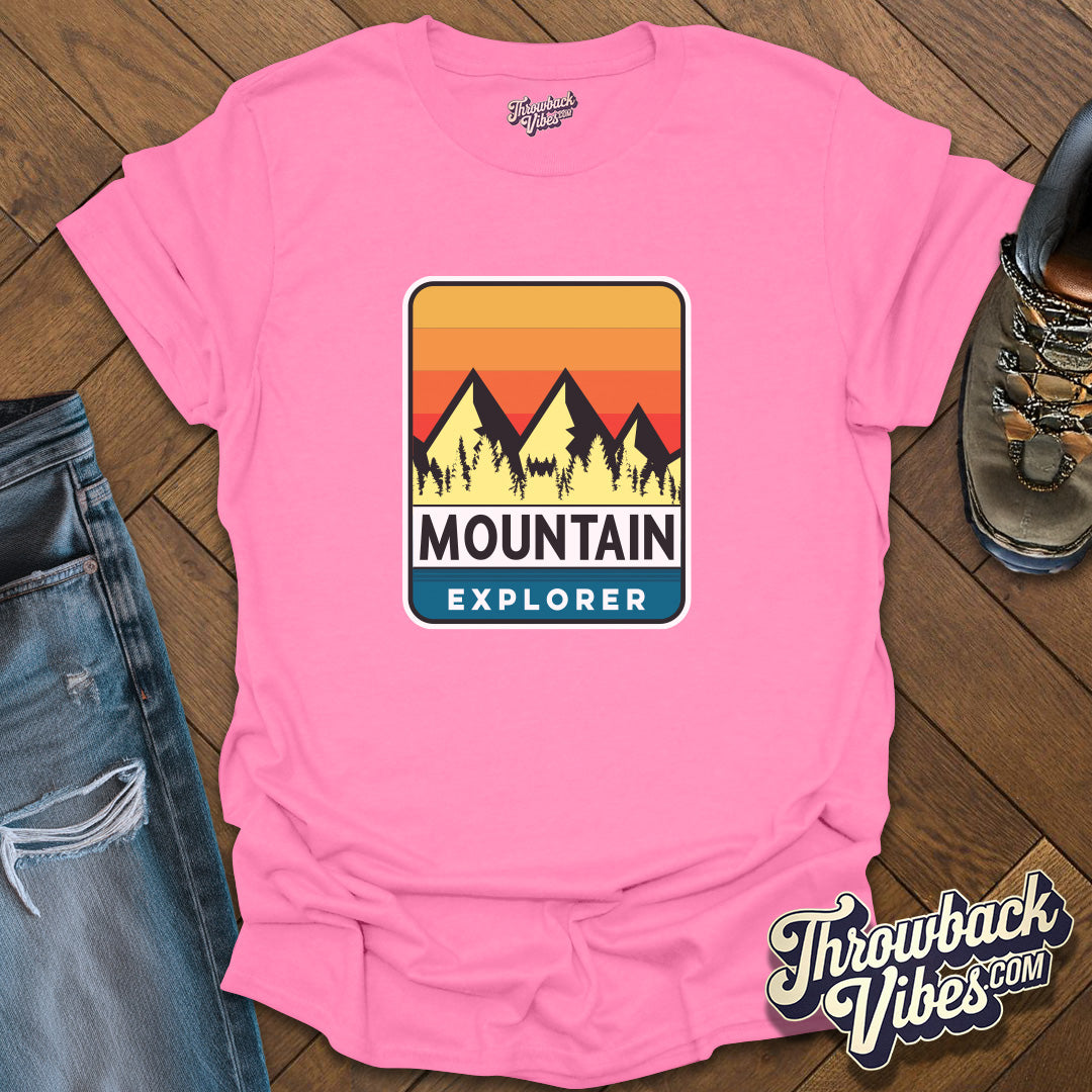 Mountain Explorer T-Shirt - Throwbackvibes
