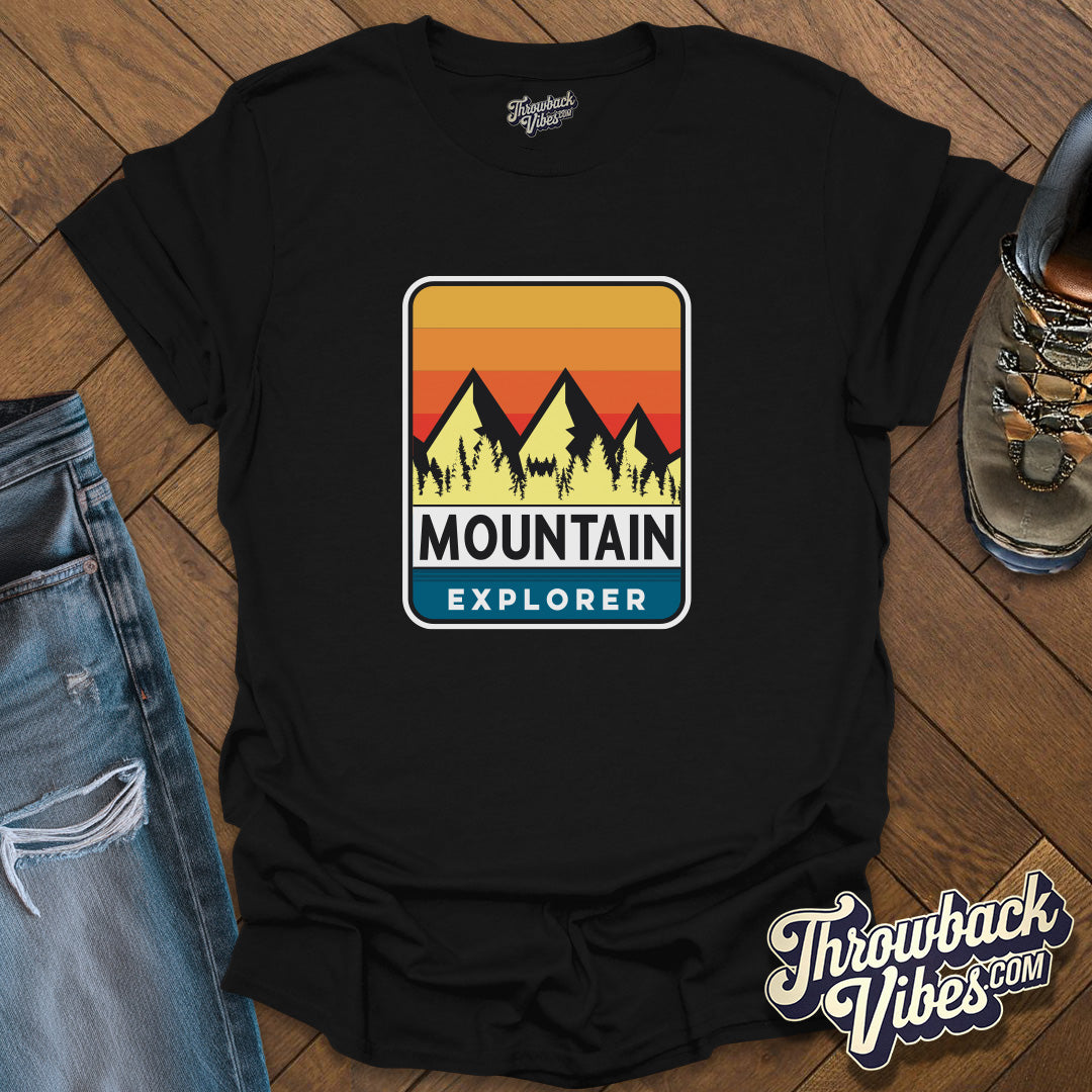 Mountain Explorer T-Shirt - Throwbackvibes
