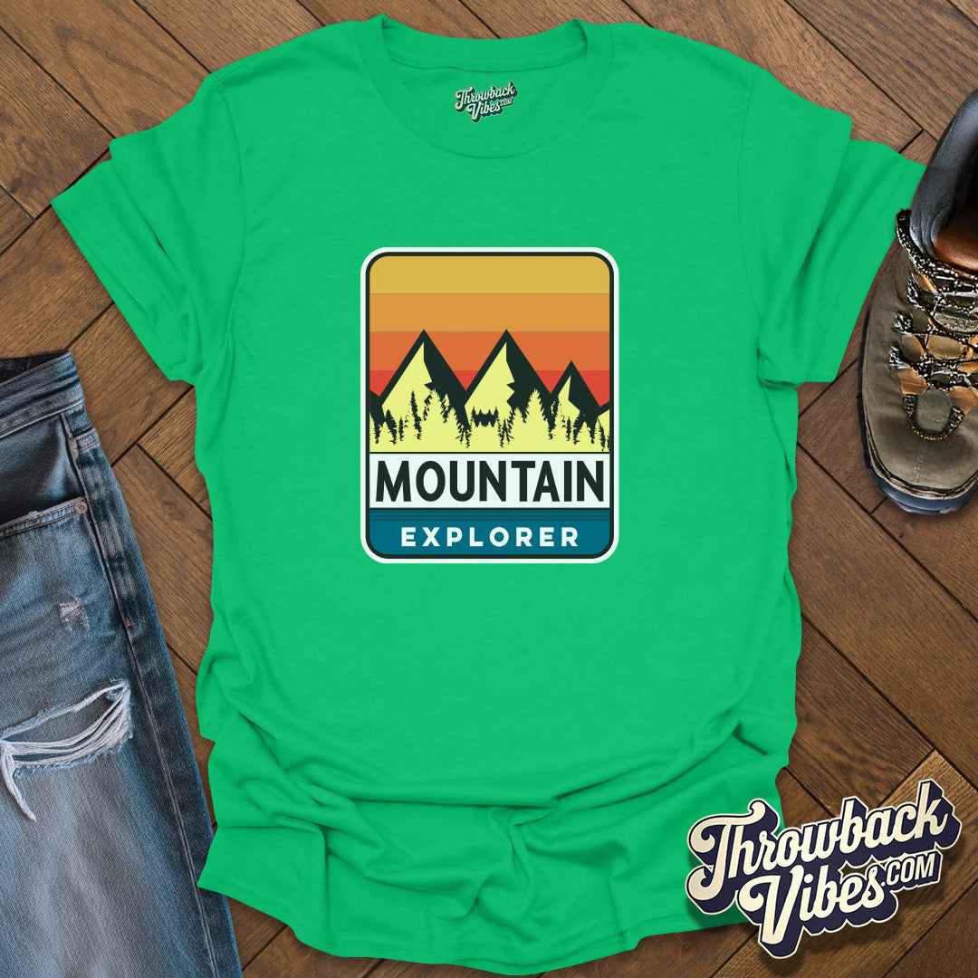 Mountain Explorer T-Shirt - Throwbackvibes