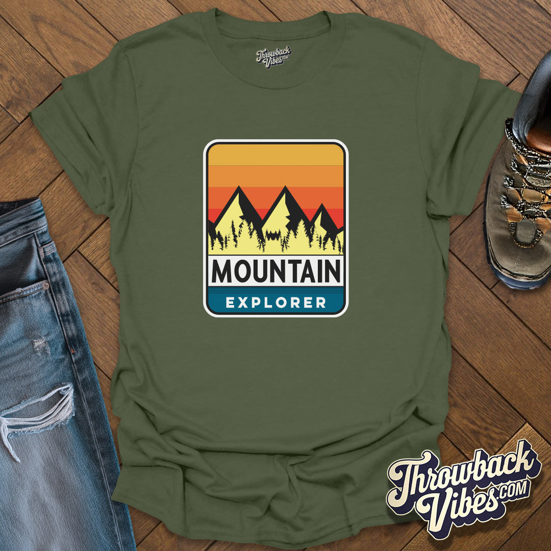 Mountain Explorer T-Shirt - Throwbackvibes