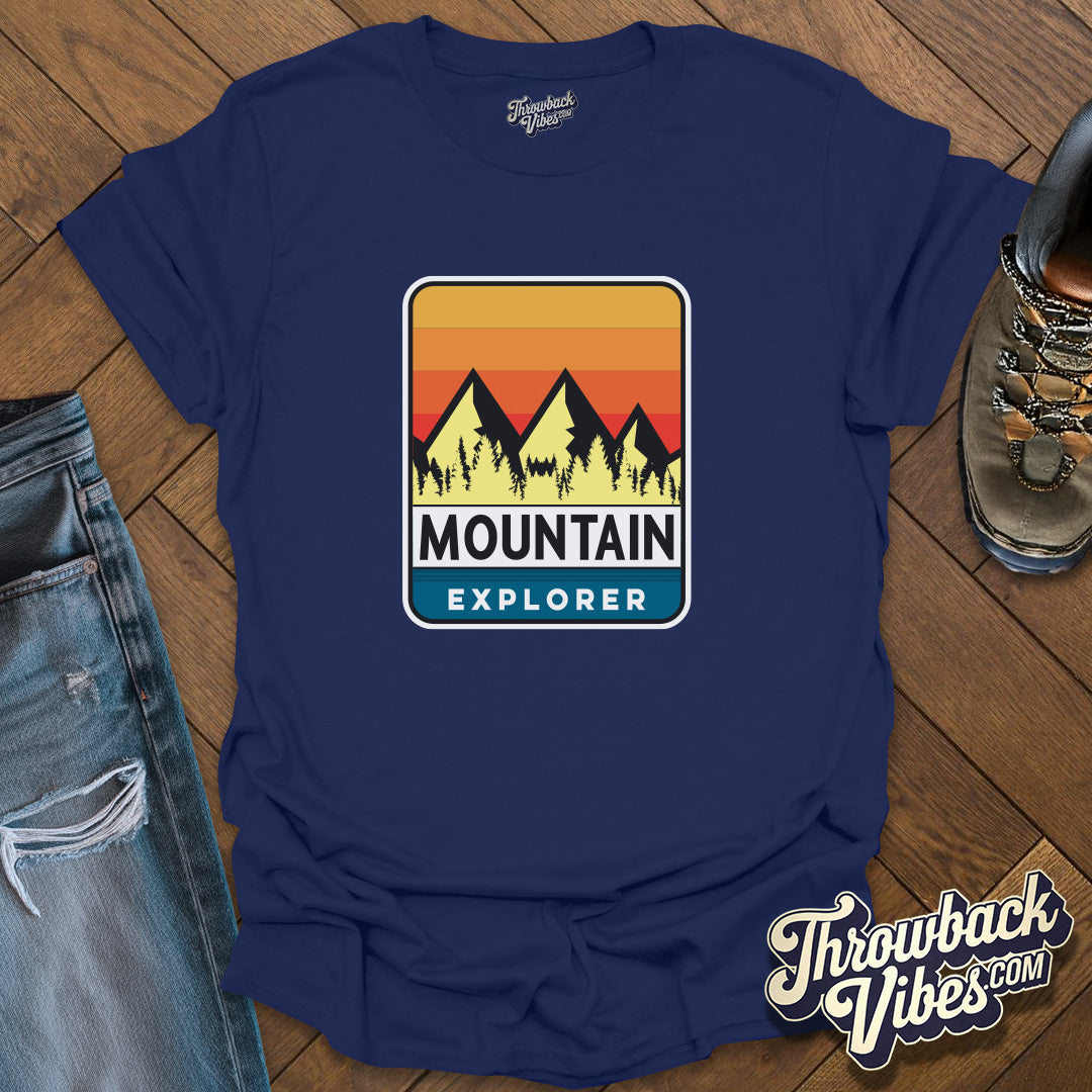 Mountain Explorer T-Shirt - Throwbackvibes